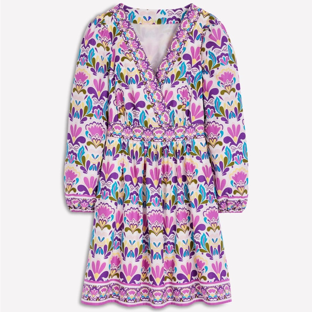 🆕‎ Mya Cotton Short Dress
Royal Purple, Freesia Stamp